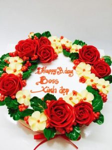 Bánh kem bơ hàn quốc - mẫu bánh kem đơn giản nhưng vô cùng ấn tượng