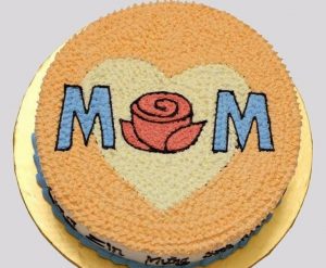 Bánh kem sinh nhật mẹ.