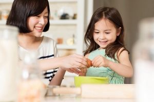 Bánh kem sinh nhật mẹ.