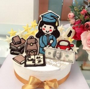 Bánh sinh nhật đẹp, món quà vô cùng đáng yêu.