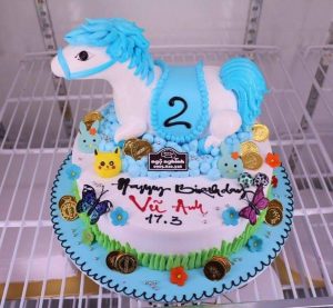 Chiếc bánh sinh nhật đẹp cho sinh nhật bé thêm ý nghĩa.