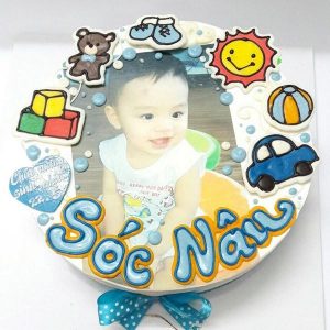 Chiếc bánh sinh nhật đẹp cho sinh nhật bé thêm ý nghĩa.