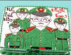 Bánh Kem Mừng Ngày Thành Lập QĐND VN