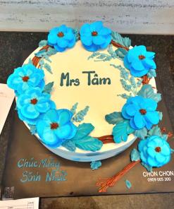 Bánh sinh nhật bắt hoa kem 1