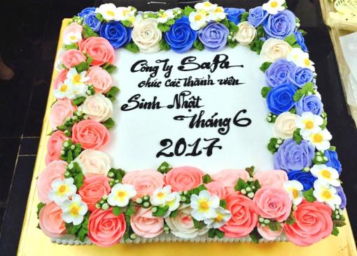 Bánh sinh nhật Công Ty DN005