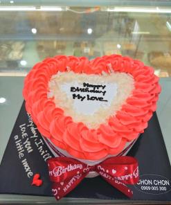 Bánh Kem Trái Tim Mẫu 24 - Ngọt Ngào Lãng Mạn