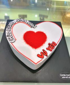 Bánh Kem Trái Tim Mẫu 25 - Ngọt Ngào Lãng Mạn
